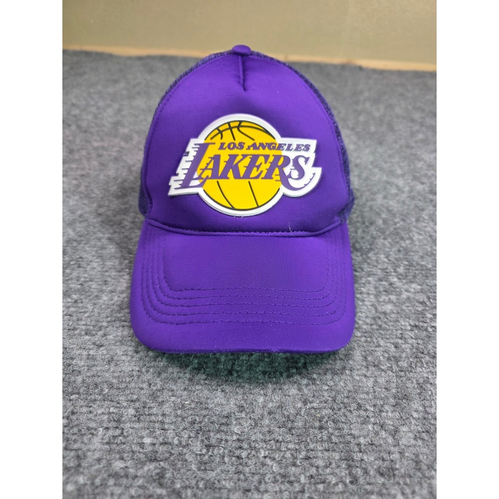 Ultra Game Los Angeles Lakers Trucker Hat Mens OSFM Purple NBA Snapback Cap
